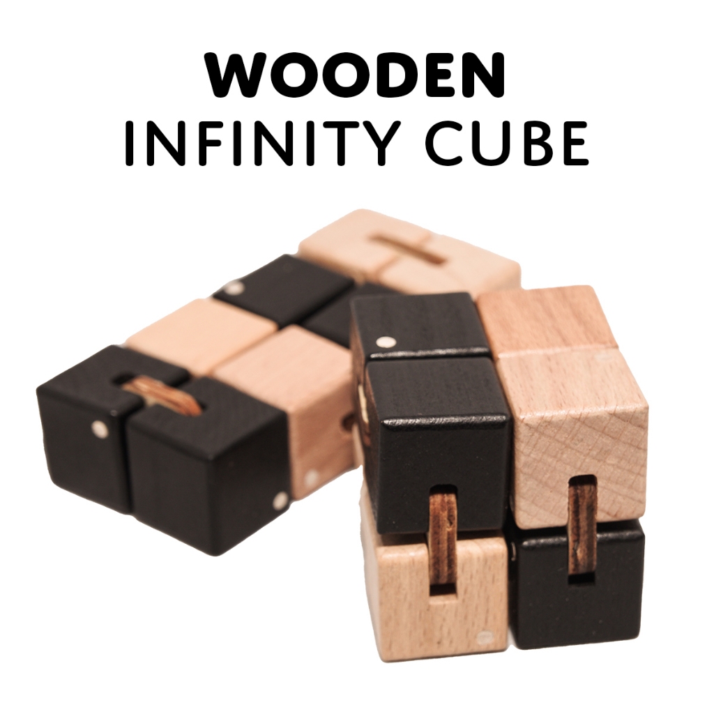 ไม้ Infinity Cube ไม้ Fidget ของเล่นสําหรับความเครียดบรรเทา