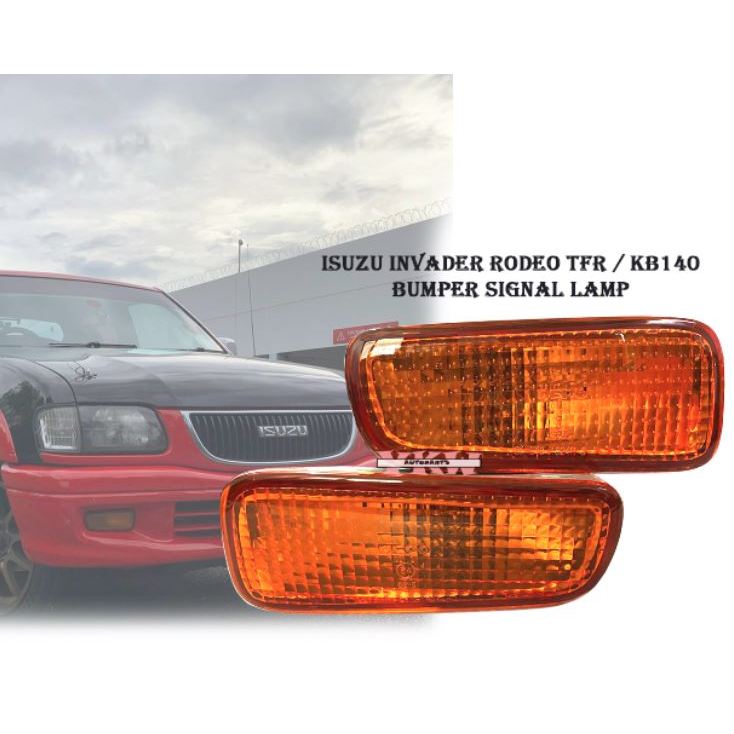 Isuzu Invader Rodeo Holden TF TFR Pickup KB140 2001-2003 กันชนหน้าสัญญาณ Lampu สัญญาณกันชน