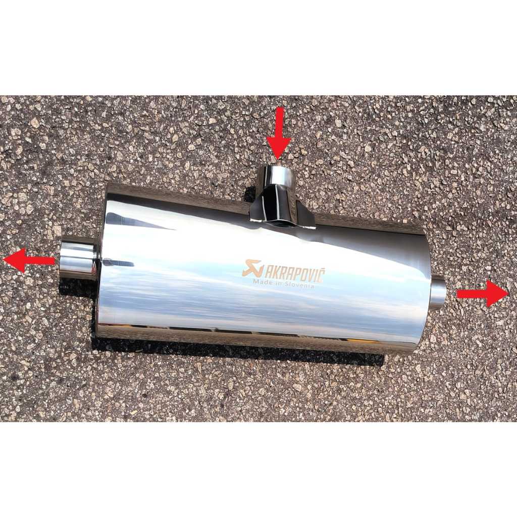 AKRAPOVIC ท่อไอเสียสําหรับ BMW F30, BMW G20, Volkswagen Golf, Mitsubishi Lancer, Proton Inspira, Toy