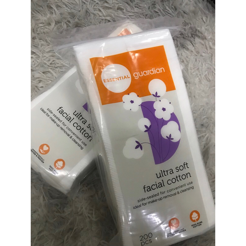 สําลีเช็ดหน้า Guardian Ultra Soft 200 ชิ้น(was RM5.99)