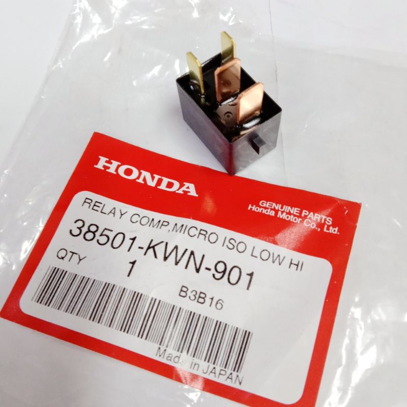 HONDA VARIO150 PCX150 POWER RELAY MICRO ISO 4 PIN 38501-KWN-901 VARIO 150 PCX 150
