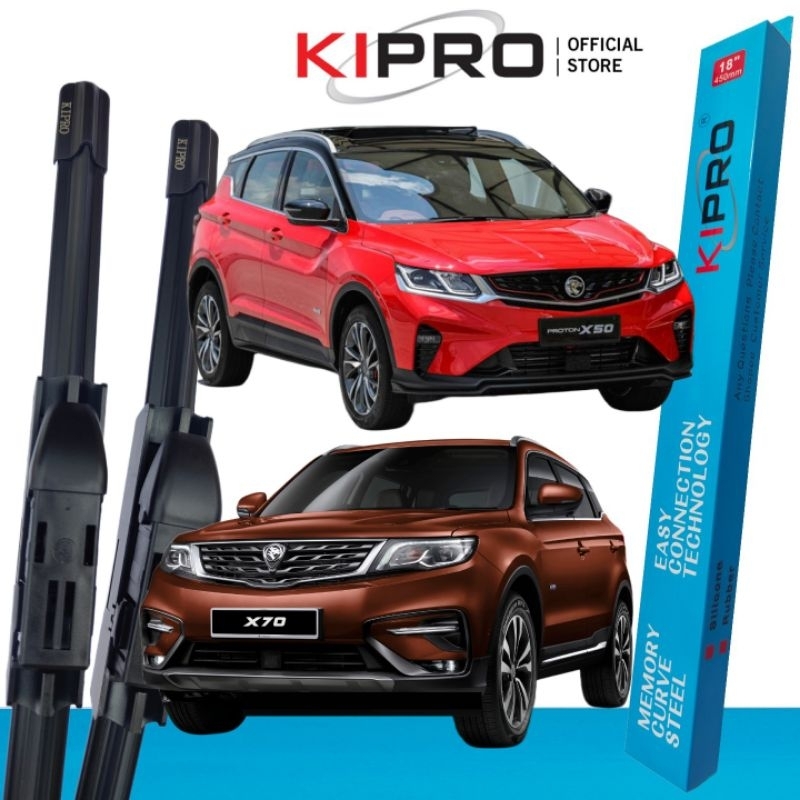 KIPRO BLUE SILICONE WIPER - PROTON X90 / X70 / X50 / PROTON EMAX 7 / EMAX 5