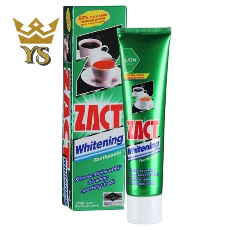 ยาสีฟัน ZACT - ไวท์เทนนิ่ง (150g)