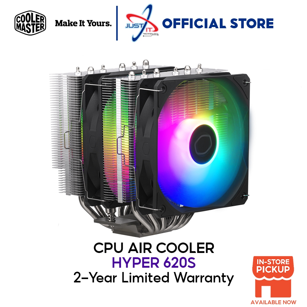 Cooler COOLER MASTER HYPER 620S ARGB CPU AIR COOLER (BLACK / RR-D6NA-17PA-R1)