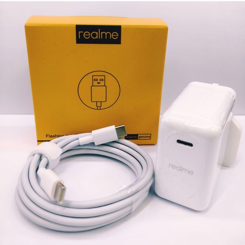 Realme BOOK i3 i5 แล็ปท็อป 65W Fullset Charger พร้อมสาย USB Type-C ถึง C ขนาด 1.8 ม. รองรับ Fast-Cha