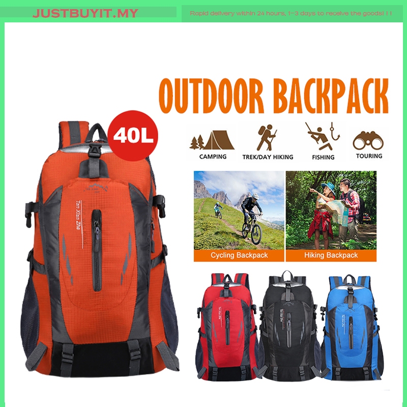 กระเป๋าเดินทาง 40 ลิตร Warbase 40L / 60L กันน้ํา Unisex Outdoor Travel Camping Hiking Backpack