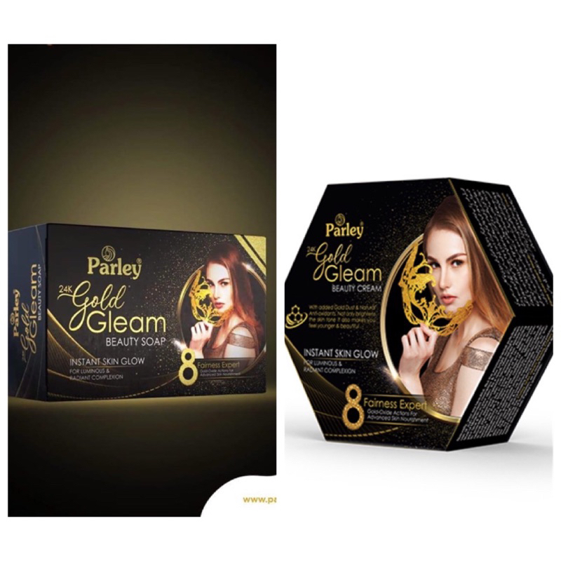 Parley 24k Gold Gleam Beauty Cream และสบู่