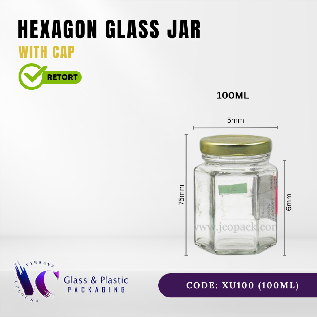 แก้ว HEXAGON 100ML พร้อมหมวก XU100 POST TODAY !