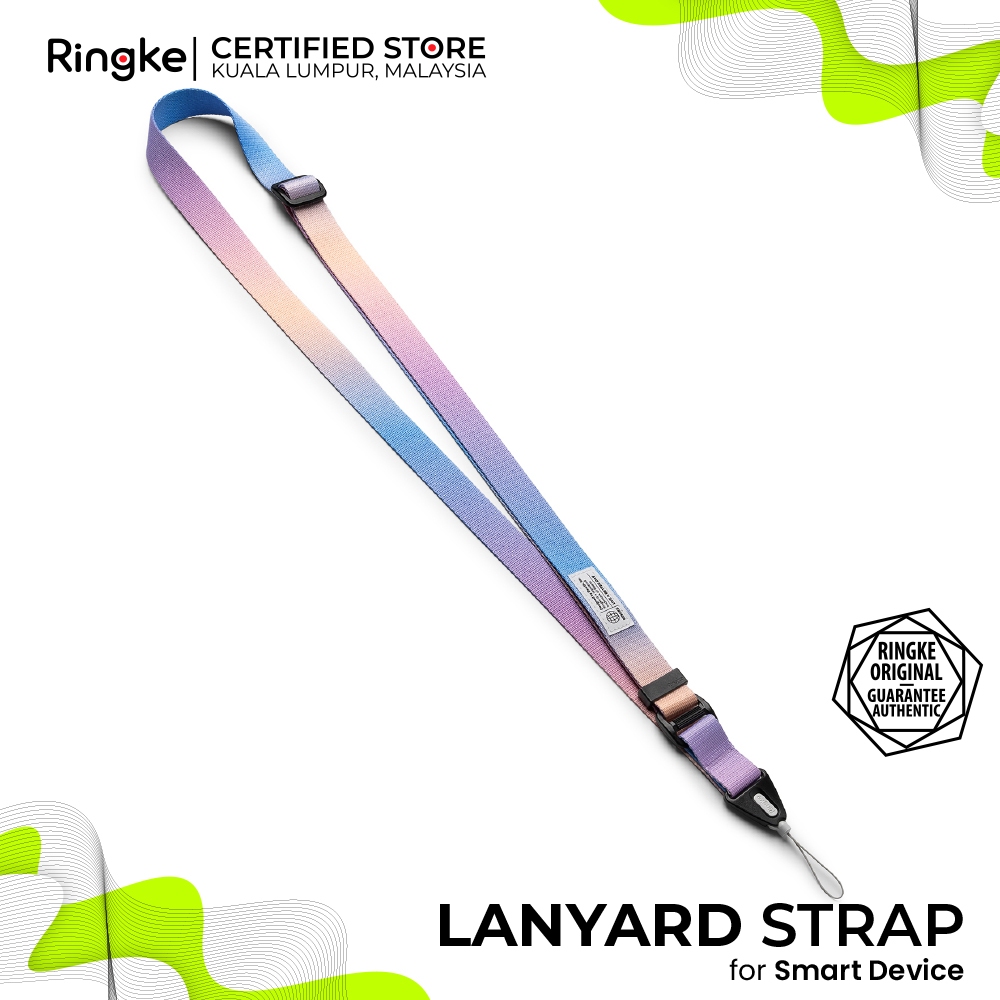 RINGKE LANYARD DESIGN สายรัดไหล่คอข้อมือมือออกแบบสําหรับเคสโทรศัพท์ กุญแจ กล้อง & ID QuikCatch Lanya