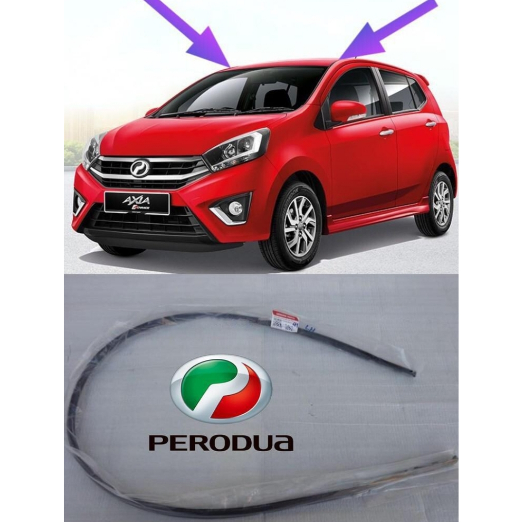 AXIA 2014-2022 ROOF MOULDING GETAH BUMBUNG 75551-BZ120 75552-BZ110