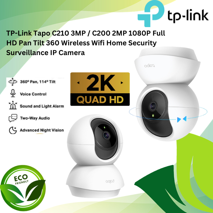 SIRIMTP-Link Tapo WiFi กล้องวงจรปิด IP Home Security กล้อง 360 องศา Night Vision 2 Way Audio 1080P F