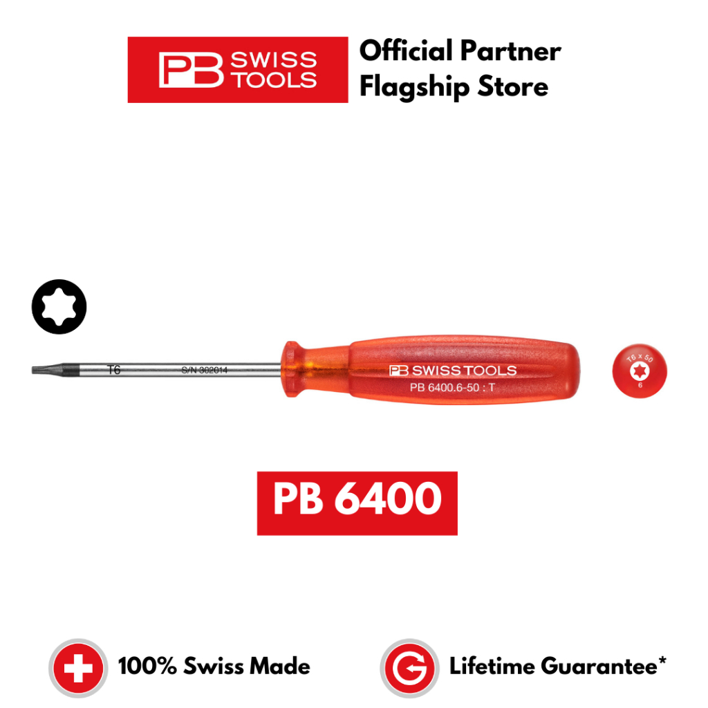 Multicraft ไขควง PB Swiss Tools สําหรับ Torx Screw PB 6400