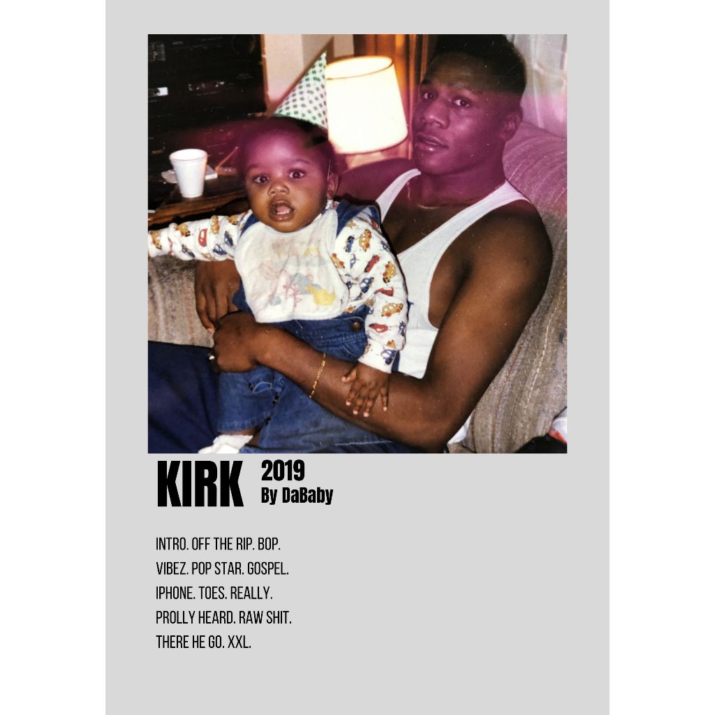 โปสเตอร์ปกอัลบั้ม Kirk by DaBaby