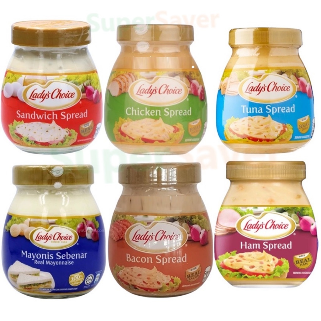 Same_day_delivery Ladys Choice Sandwich Spread 220ml ( REAL MAYONNAISE/ HAM/ TUNA/ SANDWICH/ CHICKEN