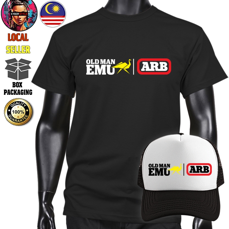 Ome OLD MAN EMU ARB ชุดเสื้อยืด ผ้าฝ้าย 100% และผ้าตาข่าย 4x4 สําหรับ Ford Ranger Raptor Hilux Navara Pajero