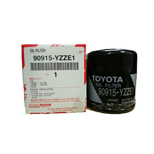 กรองน้ํามันเครื่องโตโยต้า 90915 - yzze 1 / yzze 2