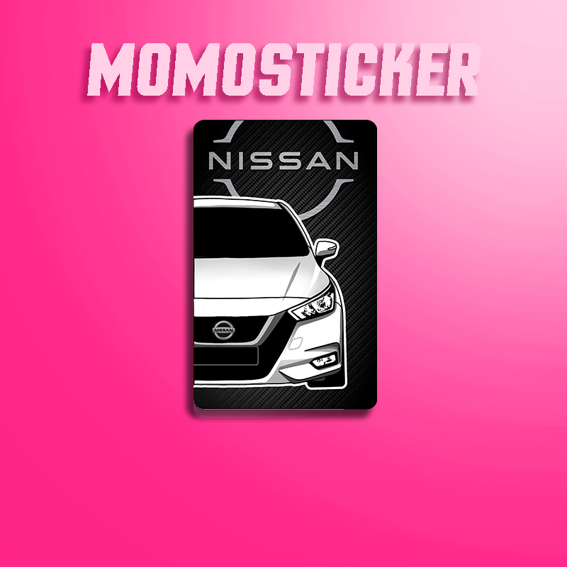 สติ๊กเกอร์ Nissan Almera สําหรับการ์ดธนาคาร การ์ด tng การ์ด nfc