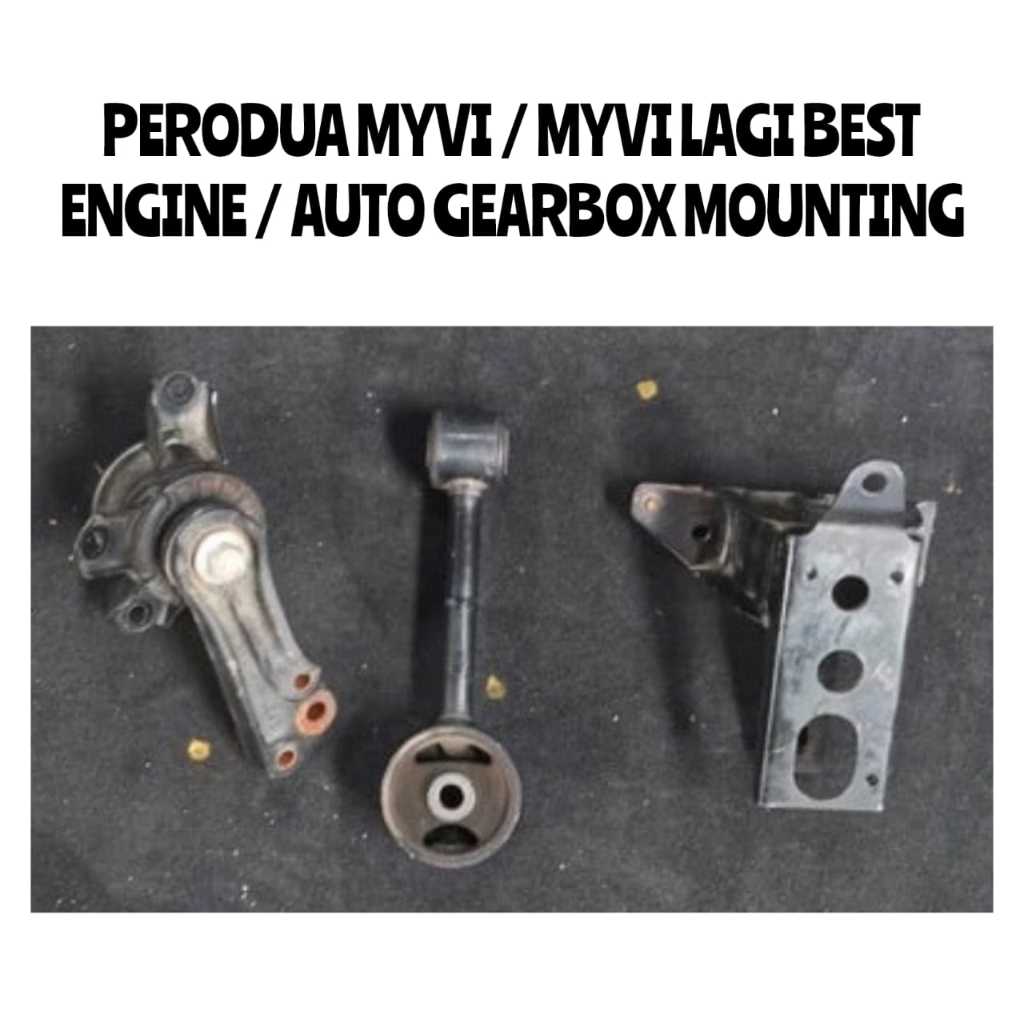 ENGINE / AUTO GEARBOX MOUNTING PERODUA MYVI 1.3 K3 / MYVI LAGI BEST 1.5 3SZ ENGINE / AUTO MOUNTING J