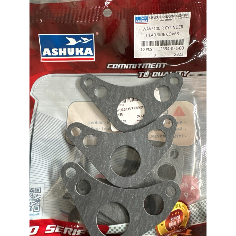 EX5 / WAVE100 CLASS 1 HEAD CYLINDER ฝาครอบด้านข้าง GASKET BUTTERFLY ปั๊มน้ํามัน GASKET KERTAS