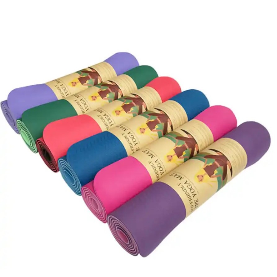 เสื่อโยคะสารพัน Work Out Gym Mat Anti Slip Skid Yoga Matt Pilates Fitness 6mm 8mm 0.6CM