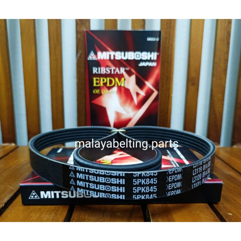 TOYOTA COROLLA 1.6 ( AE111 ) ( 4AGE ) 20V ( BLACKTOP ) VOLVO V40 T5 / FAN BELT ( 5PK845 ) MITSUBOSHI