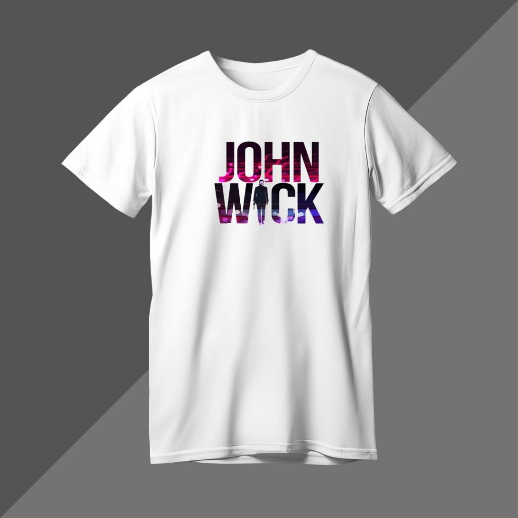 JOHN WICK ROUNDNECK เสื้อยืดแขนสั้น