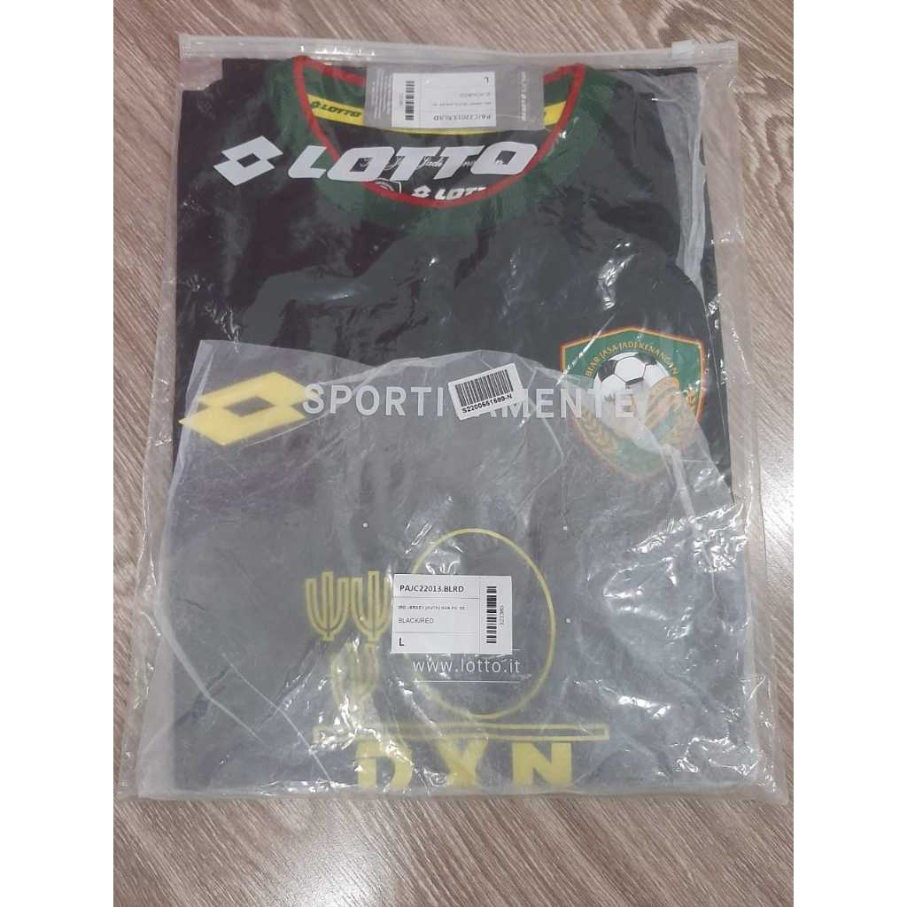 Lotto Kedah Darul Aman KDA FC 2022 3rd Kit Player Issue Jersey Size L เท่านั้น – (สีดํา) Jimat Man