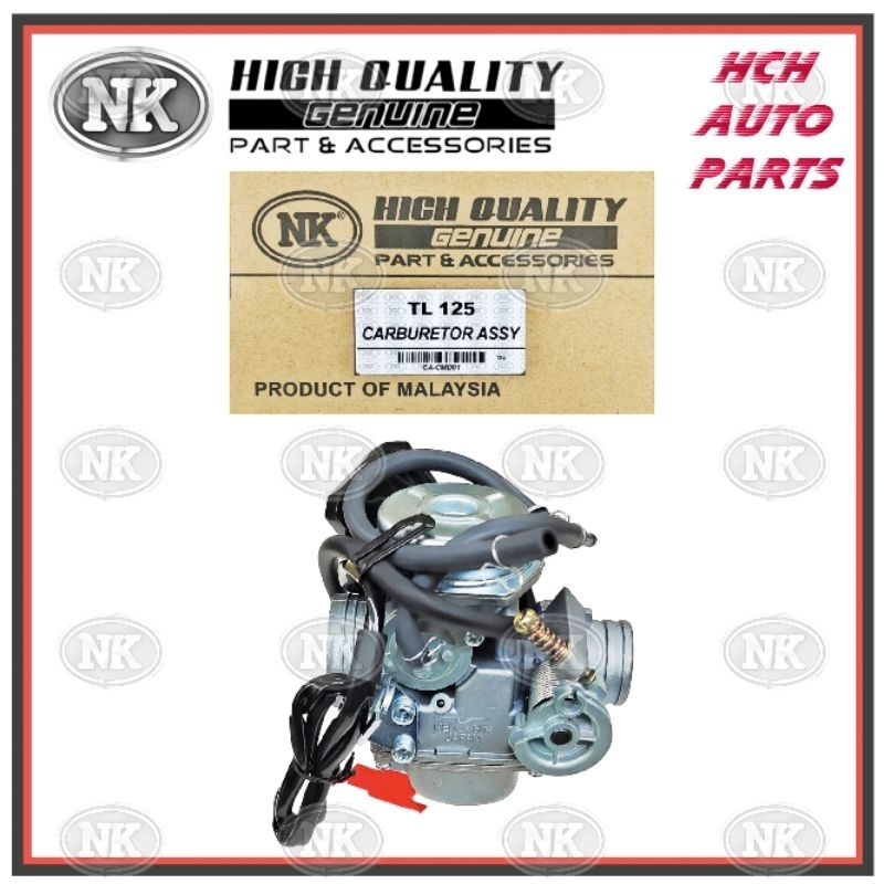 CARBURETOR ASSY - SCOMADI - TL 125/ DEMAK - RINO S 125 (NK)