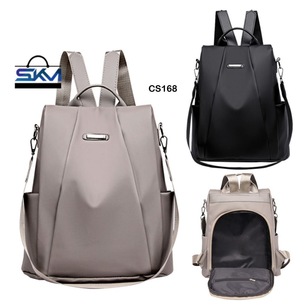 SKM แฟชั่นเกาหลี Anti Theft Travel Student Women Bag กระเป๋าเป้สะพายหลัง Gals Wanita CS168