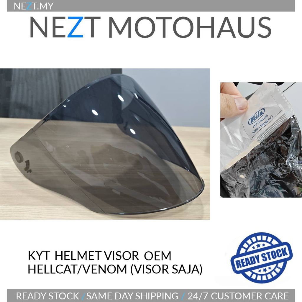 AKILA OEM KYT VENOM HELMET VISOR TINTED SMOKE