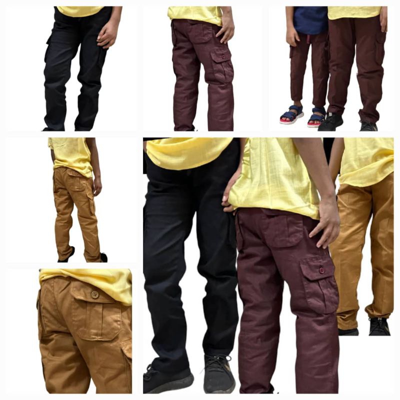 BUDAK 6 POCKET CARGO SLACK(2y-20y)PREMIUM QUALITY unisex