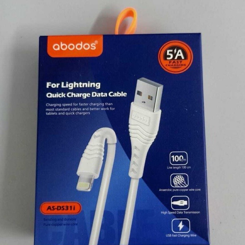 (Abodos) AS-DS31 5A QUICK CHARGE DATA CABLE TYPE-C ,MICRO, LIGHTENING 100CM