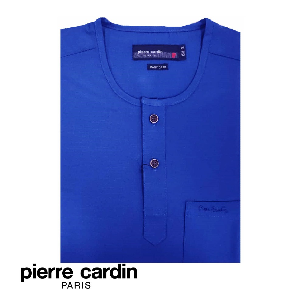 Pierre CARDIN เสื้อยืด แขนสั้น สําหรับผู้ชาย (กึ่งควบคุม) - ROYAL BLUE (W4105B-11500)