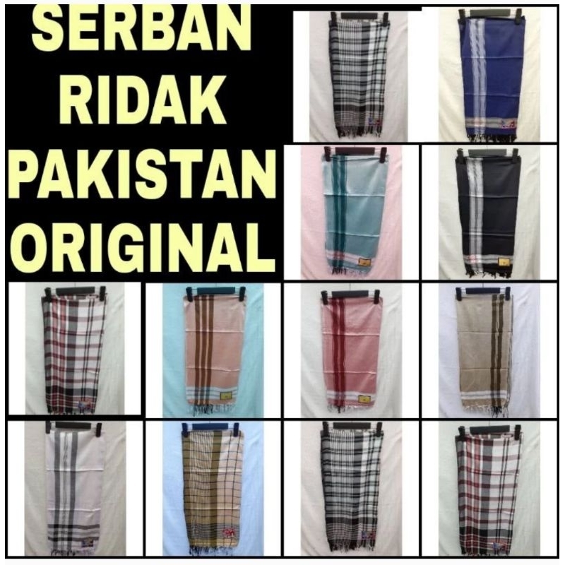 ผ้าฝ้าย SERBAN PAKISTAN CORAK KAIN