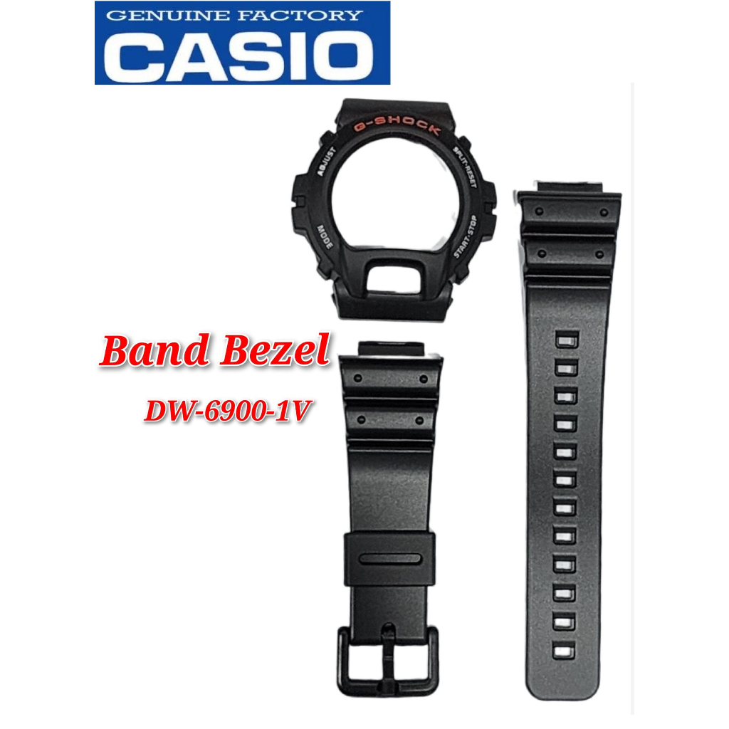 Casio G-shock DW-6900-1V อะไหล่เปลี่ยน - Band and Bezel