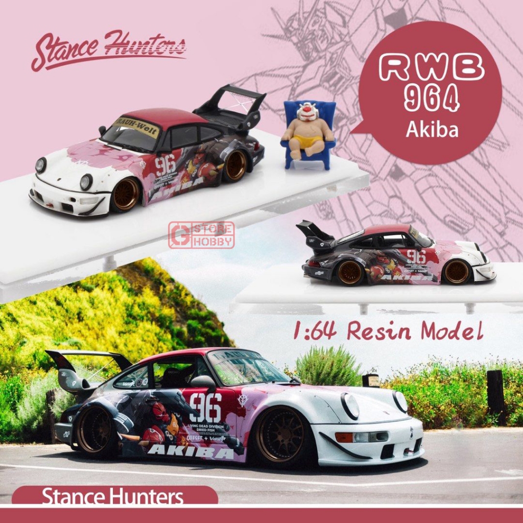 STANCE HUNTERS 1/64 PORSCHE RWB 964 Akaiba