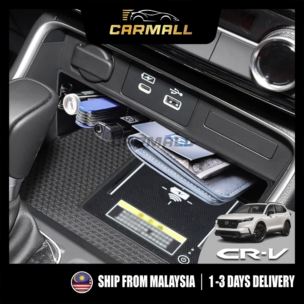 Honda CR-V CRV RS 2023 - 2025 ตกแต่งภายในคอนโซลกลางกล่องเก็บของล่างรถห้างสรรพสินค้าอุปกรณ์เสริมในรถย