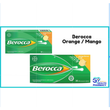 Berocca ORANGE / MANGO FLAVOUR 15S / 30S