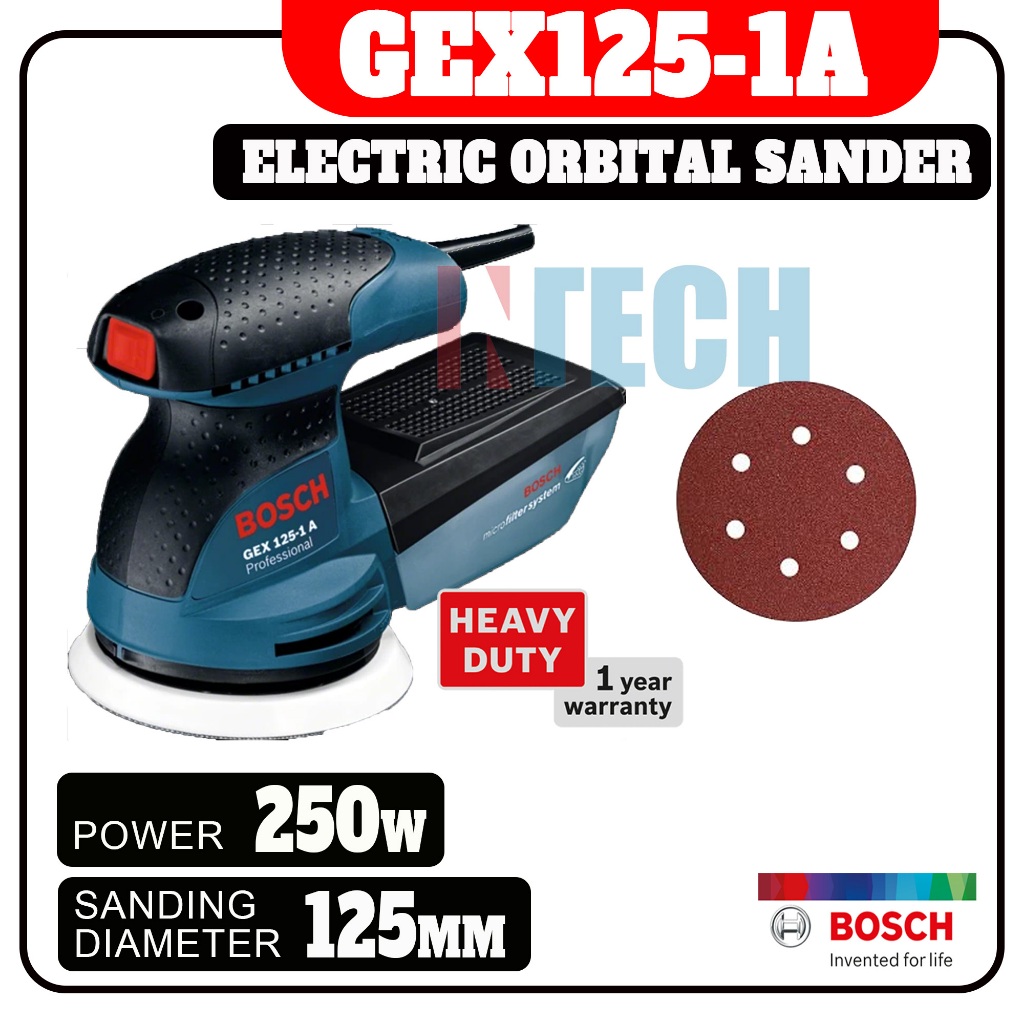 BOSCH GEX125-1A / GEX1251A เครื่องขัดโคจรไฟฟ้า