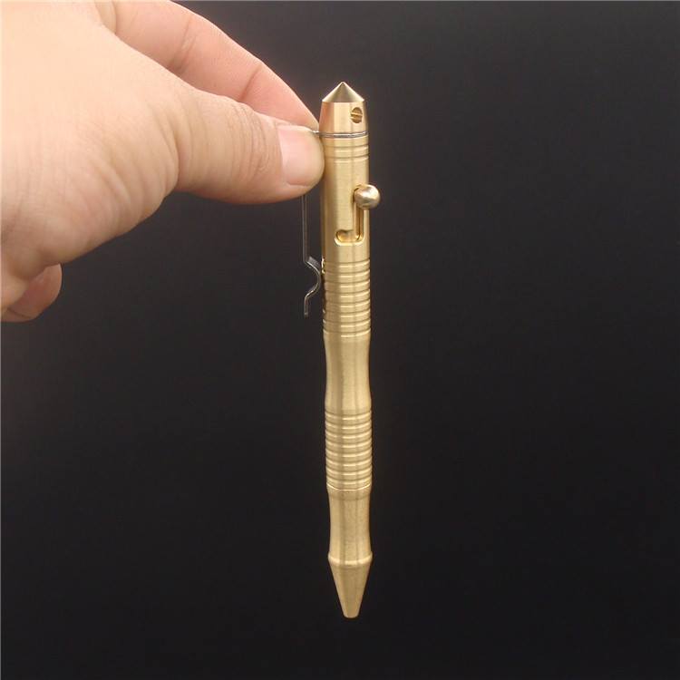 BRASS PEN BALL POINT ปากกาปากกา TEMBAGA EDC PEN พร้อมหมึกเติม
