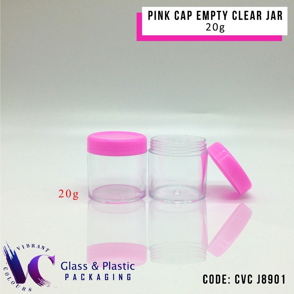 JAR พลาสติก 20GM พร้อมหมวก CVC J8901 โพสต์วันนี้ !