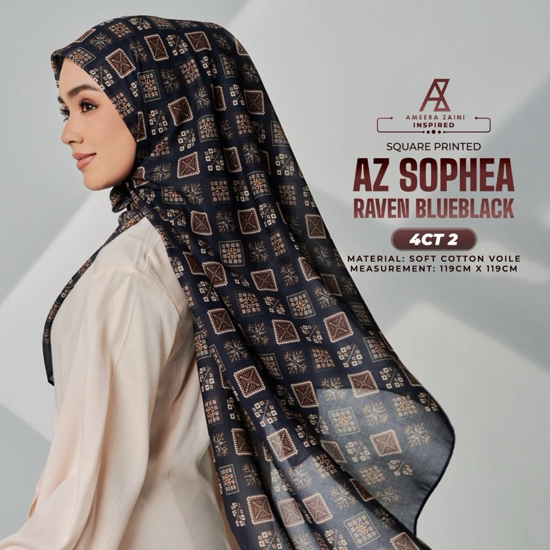 3/3 NEW ARRIVAL Ameera Zaini Collection - คุณภาพระดับพรีเมียม Inspired Tudung [Square/Bawal]