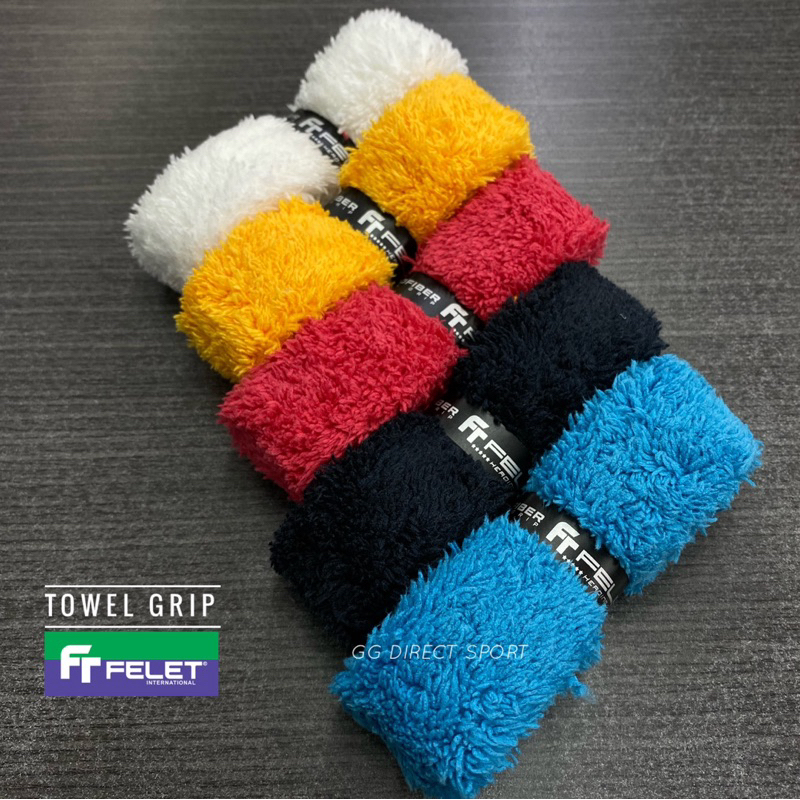 FELET MICROFIBER TOWEL BADMINTON GRIP RAKET BADMINTON GRIP PEMBALUT RAKET KAIN