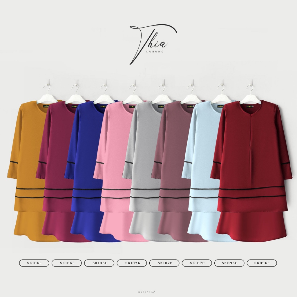 Thia BRACKETS, BAJU KURUNG, BRACKETS, BLOUSE + SKIRT
