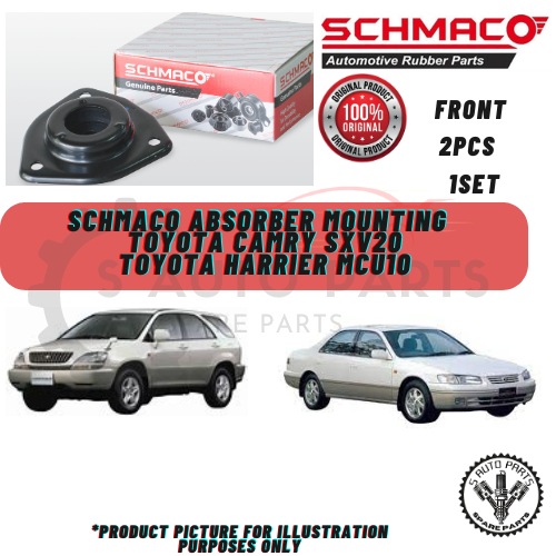 Toyota CAMRY SXV20 / TOYOTA HARRIER MCU10 (ด้านหน้า 2 ชิ้น) ตัวยึดดูดซับ SCHMACO 100%