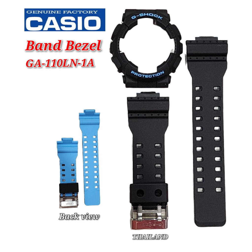 อะไหล่สายนาฬิกาข้อมือ Casio G-Shock GA-110LN GA-110LN-1A แบบเปลี่ยน