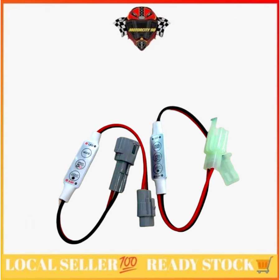 SPOILER L BAR โคมไฟซ็อกเก็ต Y125ZR 125ZR Y125Z 125Z LC135 ใหม่ V4 V5 V6 V7MODIFY