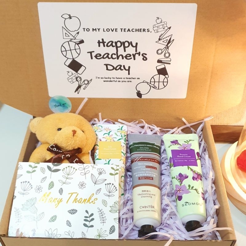 Box Happy Teachers Day Hadiah Hari Guru Cikgu กล่องพระภิกษุ