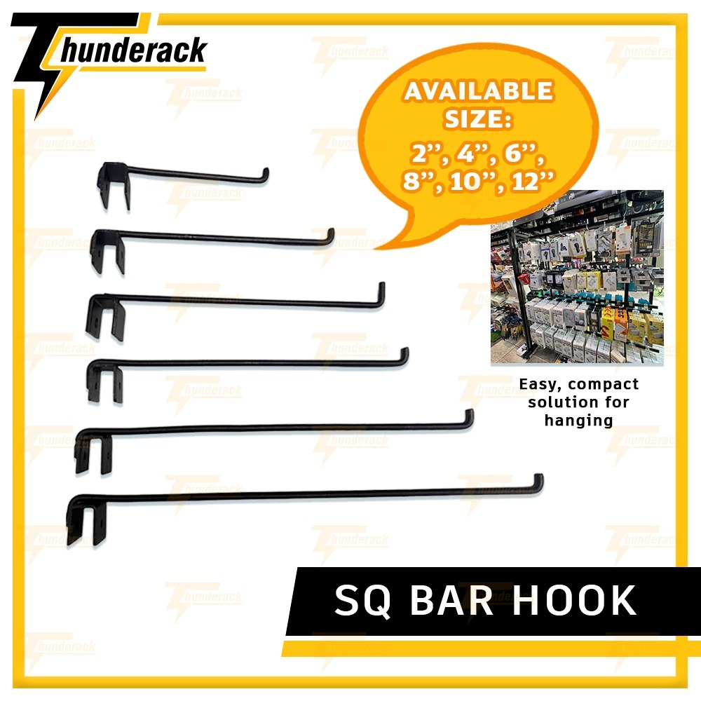 SQ BAR HOOK (สีดําด้าน)