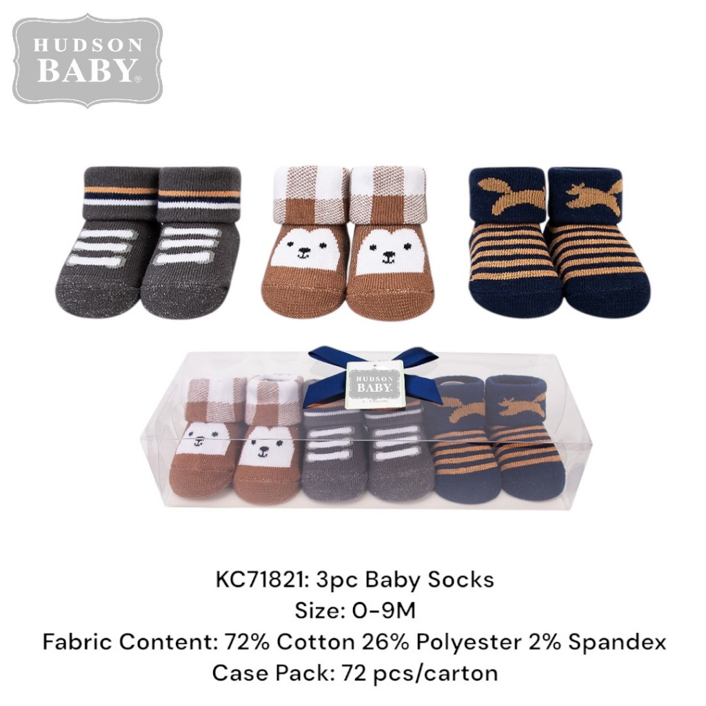 Hudson Baby Giftset Socks (3 ชิ้น) KC71821
